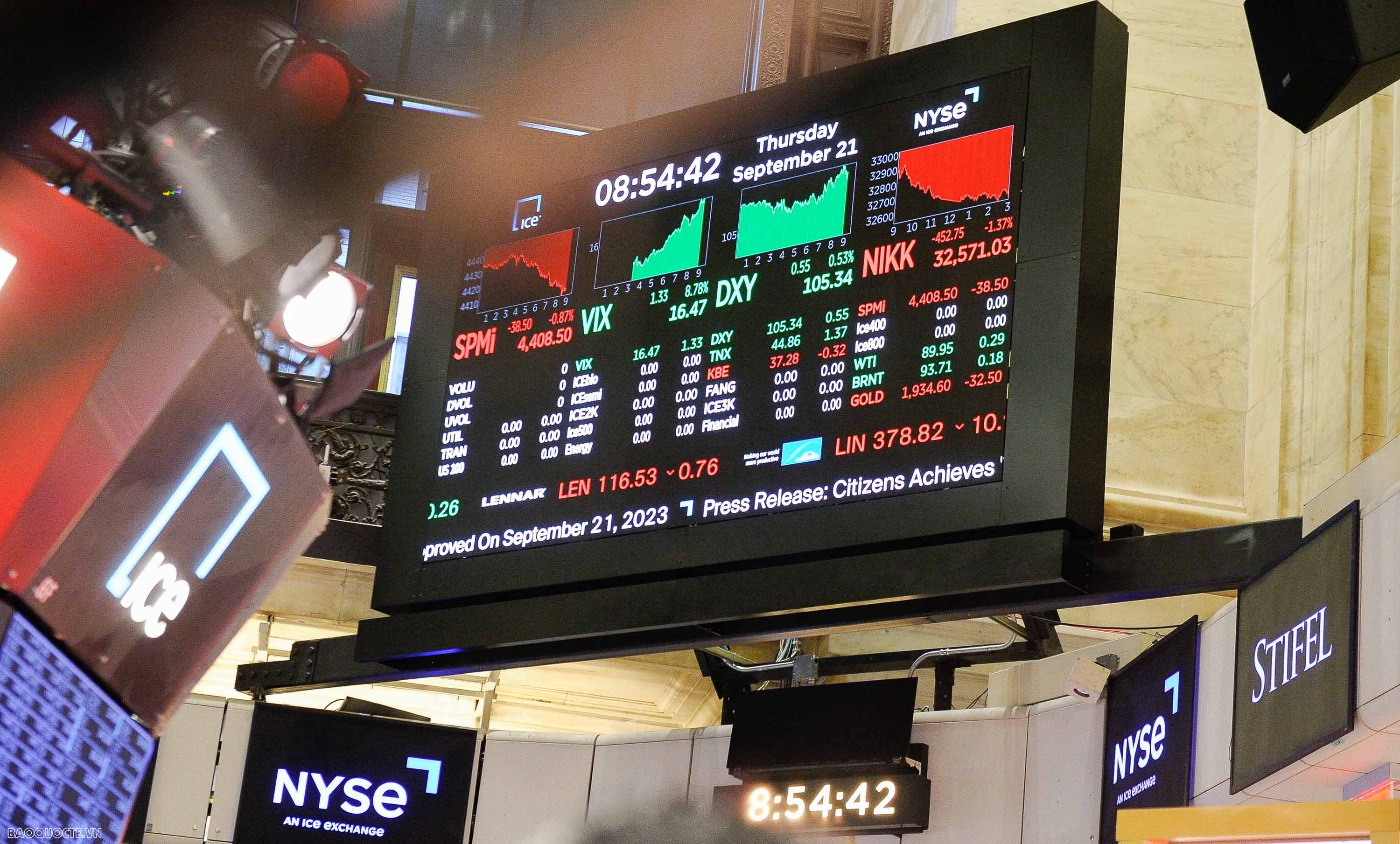 Thủ tướng Phạm Minh Chính rung chuông khai mạc phiên giao dịch tại sàn chứng khoán lớn nhất thế giới