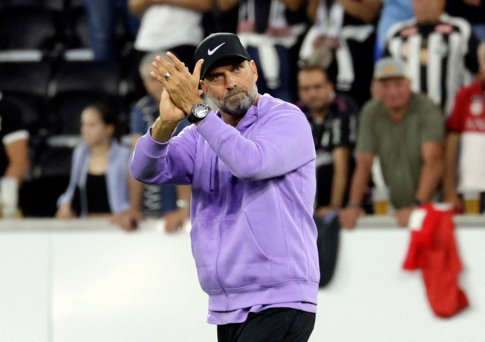 HLV Jurgen Klopp hài lòng với kết quả.