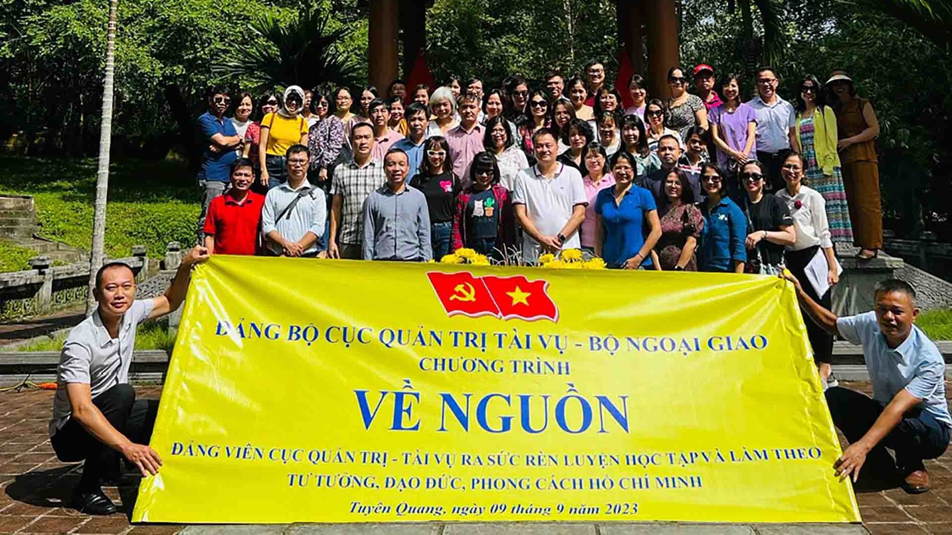 Đoàn Cục Quản trị Tài vụ, Bộ Ngoại giao về nguồn nhân dịp kỷ niệm 78 năm thành lập Ngành