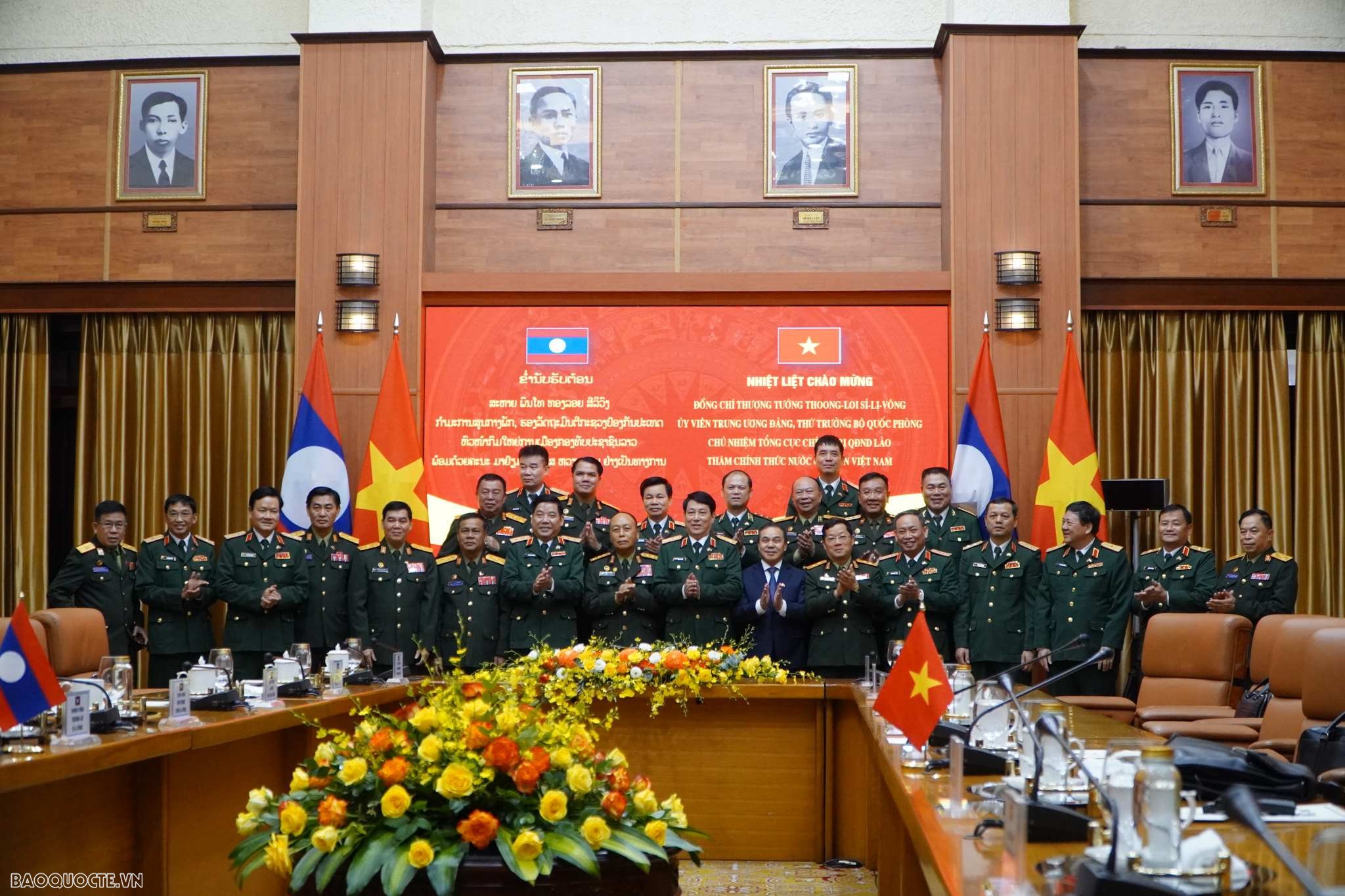 Thắt chặt hơn nữa tình gắn kết giữa quân đội Việt-Lào