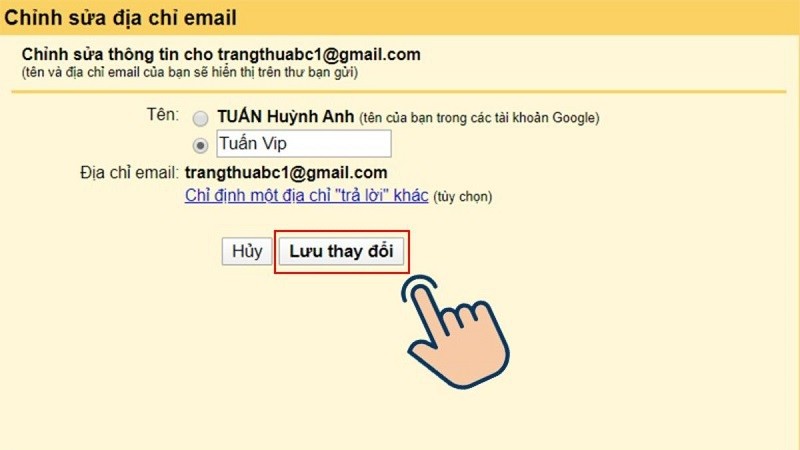 Hướng dẫn đổi tên Gmail trên điện thoại, máy tính đơn giản nhất