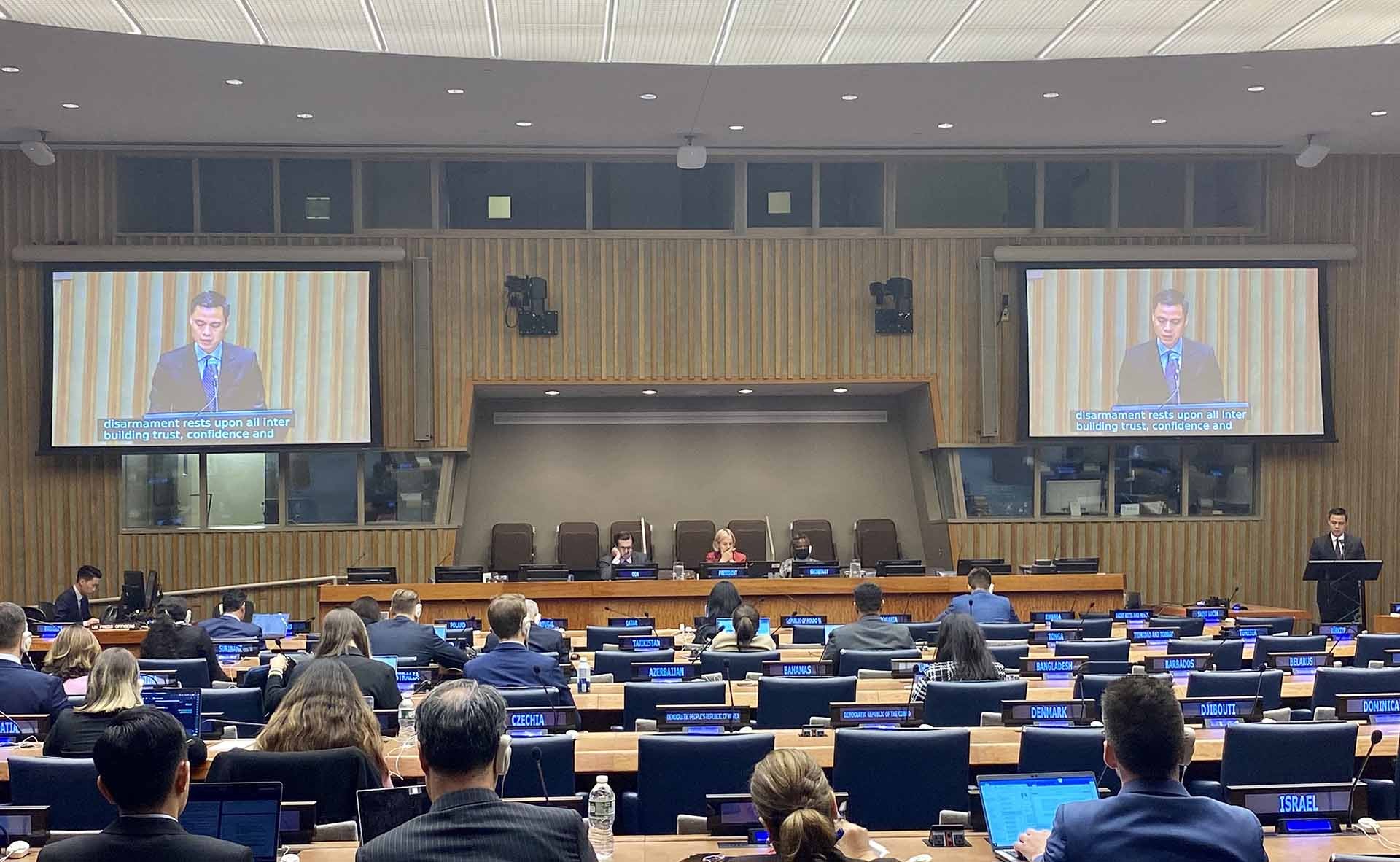 Đại hội đồng LHQ đã tổ chức Phiên họp cấp cao kỷ niệm ngày quốc tế xoá bỏ hoàn toàn vũ khí hạt nhân.