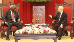 Tổng Bí thư Nguyễn Phú Trọng tiếp Đoàn đại biểu cấp cao Đảng, Nhà nước Cuba