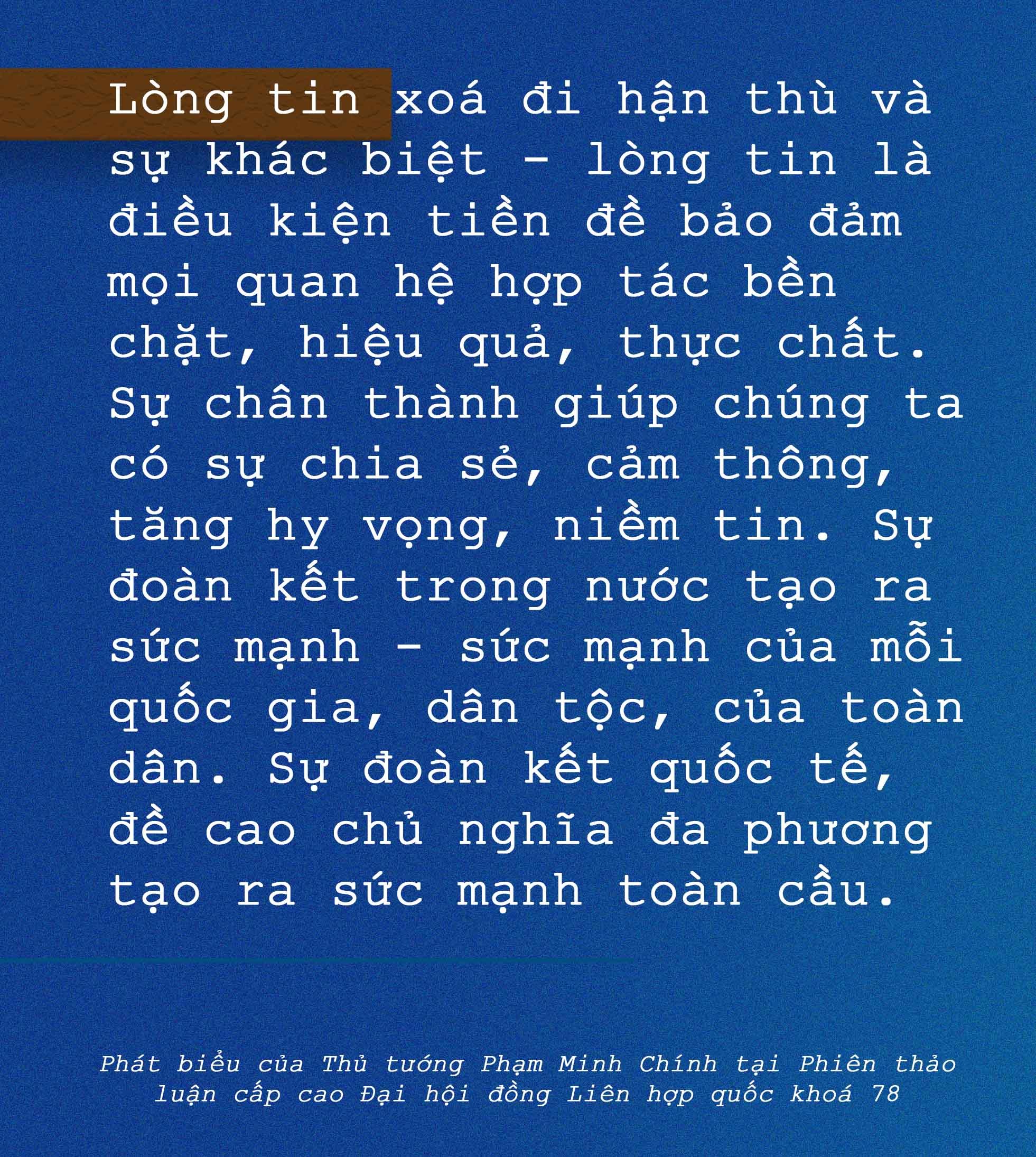 Mang lòng tin, sự chân thành và tình đoàn kết đến nửa bên kia bán cầu