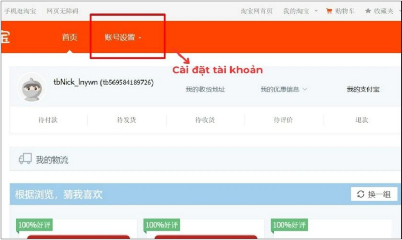 Tạo tài khoản Taobao trên điện thoại và máy tính cực nhanh