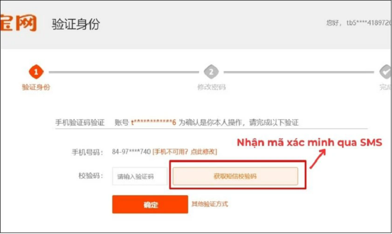 Tạo tài khoản Taobao trên điện thoại và máy tính cực nhanh