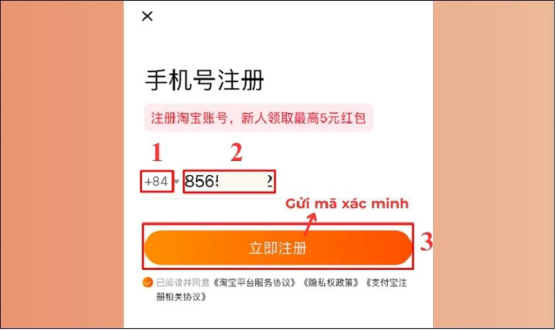 Tạo tài khoản Taobao trên điện thoại và máy tính cực nhanh