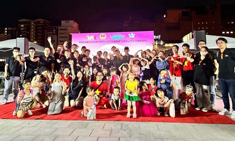 Không khí đón Trung thu đoàn viên ấm cúng của cộng đồng người Việt Nam tại Fukuoka, Nhật Bản