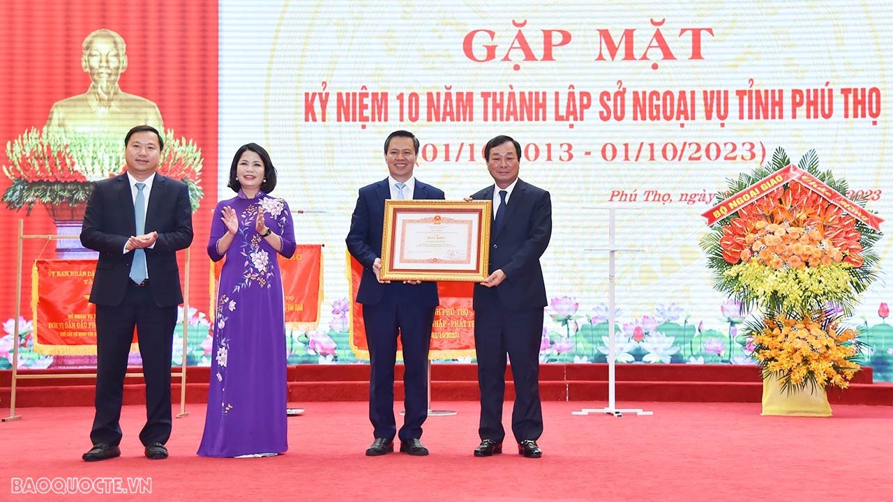 Sở Ngoại vụ tỉnh Phú Thọ kỷ niệm 10 năm thành lập