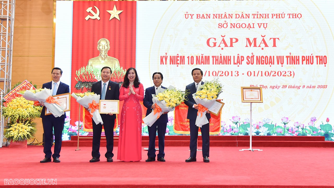 Sở Ngoại vụ tỉnh Phú Thọ kỷ niệm 10 năm ngày thành lập