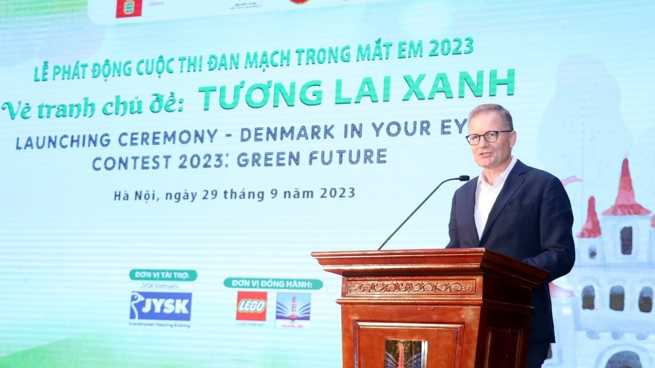 Cuộc thi Đan Mạch trong mắt em 2023: Cùng trẻ em Việt Nam vẽ về một 'Tương lai xanh'