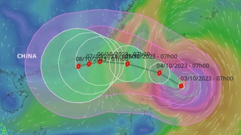 Dự báo bão Koinu: Vùng gần tâm bão cấp gió giật cấp 16, biển động dữ dội; các tỉnh, thành từ Quảng Ninh đến Khánh Hòa chủ động ứng phó