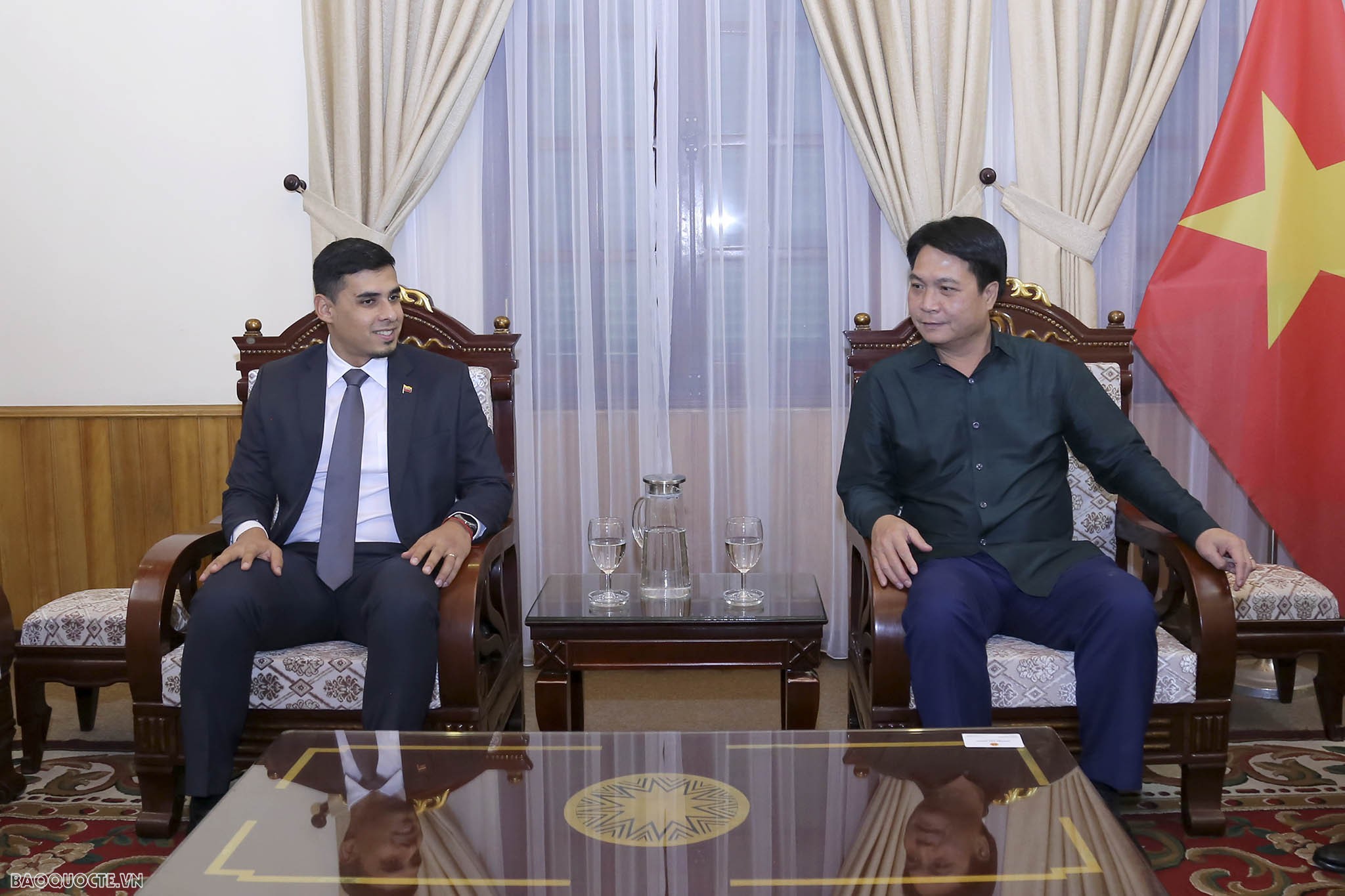 Cục Lễ tân Nhà nước tiếp nhận bản sao Thư ủy nhiệm bổ nhiệm Đại sứ Venezuela tại Việt Nam