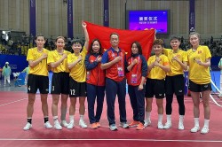 ASIAD 19: Đội tuyển cầu mây nữ giành Huy chương vàng, đoàn thể thao Việt Nam thăng hạng trên bảng tổng sắp huy chương