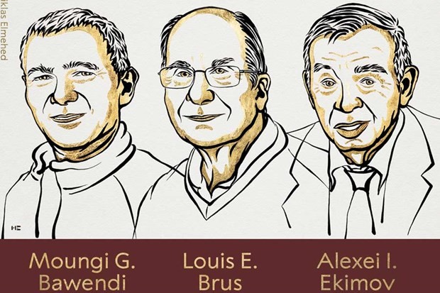 Giải Nobel Hóa học 2023 vinh danh công trình khám phá và phát triển các chấm lượng tử
