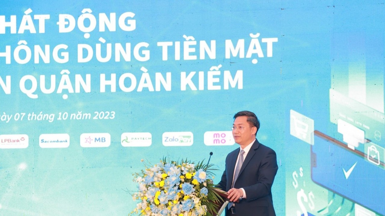 Hà Nội: Tương lai mỗi quận, huyện đều có tuyến phố thanh toán không tiền mặt