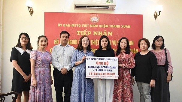 Người Việt tại châu Âu chia sẻ với nạn nhân vụ cháy chung cư mini