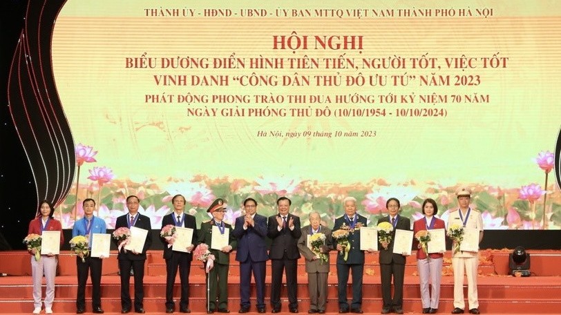 10 công dân ưu tú của Thủ đô được vinh danh năm 2023