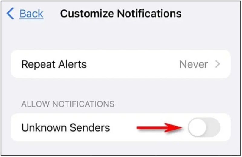 Ẩn tin nhắn spam từ người lạ trên iPhone cực đơn giản