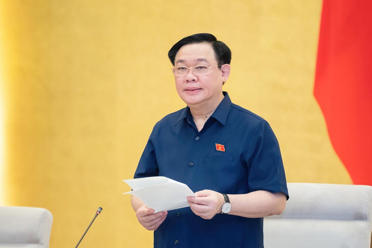 Ủy viên Bộ Chính trị, Chủ tịch Quốc hội Vương Đình Huệ chủ trì Phiên họp lần thứ 27, Ủy ban Thường vụ Quốc hội.