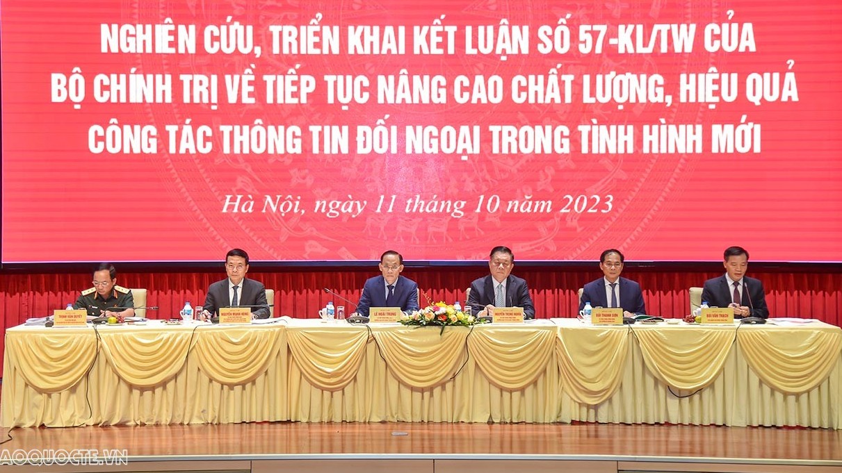 Tiếp tục nâng cao chất lượng, hiệu quả công tác thông tin đối ngoại trong tình hình mới