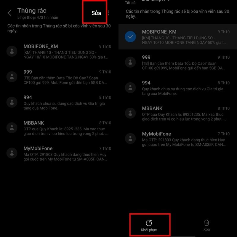 3 cách khôi phục tin nhắn SMS trên Samsung đơn giản và hiệu quả 3 cách khôi phục tin nhắn SMS trên Samsung đơn giản và hiệu quả