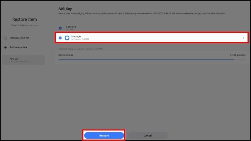 3 cách khôi phục tin nhắn SMS trên Samsung đơn giản và hiệu quả 3 cách khôi phục tin nhắn SMS trên Samsung đơn giản và hiệu quả