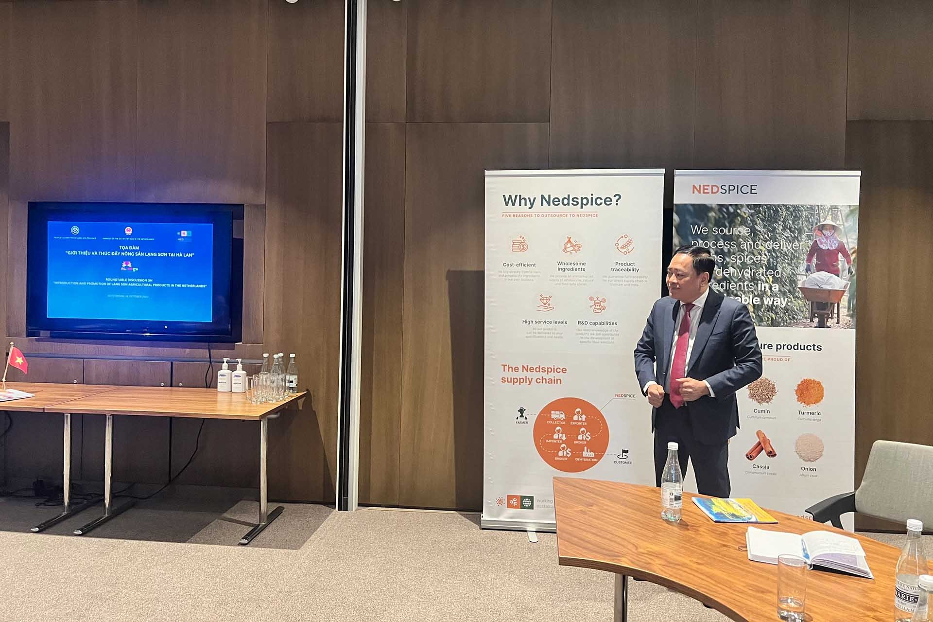 Tọa đàm giới thiệu và thúc đẩy nông sản địa phương tại Hà Lan