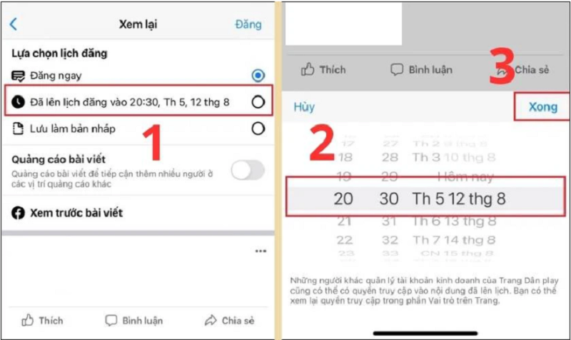 Cách hẹn giờ đăng bài trên Facebook nhanh chóng, đơn giản