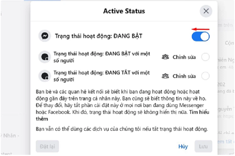 Tắt trạng thái online Facebook trên máy tính siêu đơn giản