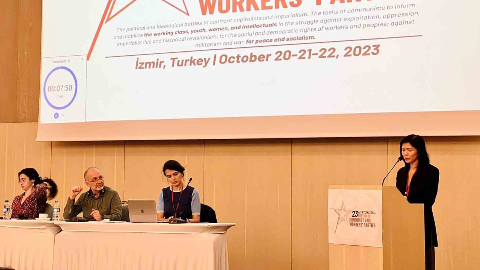 Đoàn đại biểu Đảng Cộng sản Việt Nam dự cuộc gặp quốc tế các đảng cộng sản và công nhân lần thứ 23