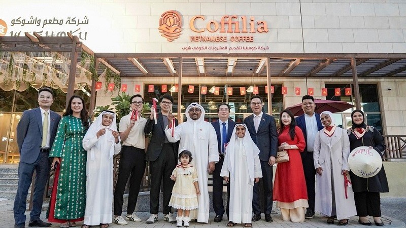 Cửa hàng Coffilia tại Kuwait: Phong cách cà phê Việt tại Trung Đông