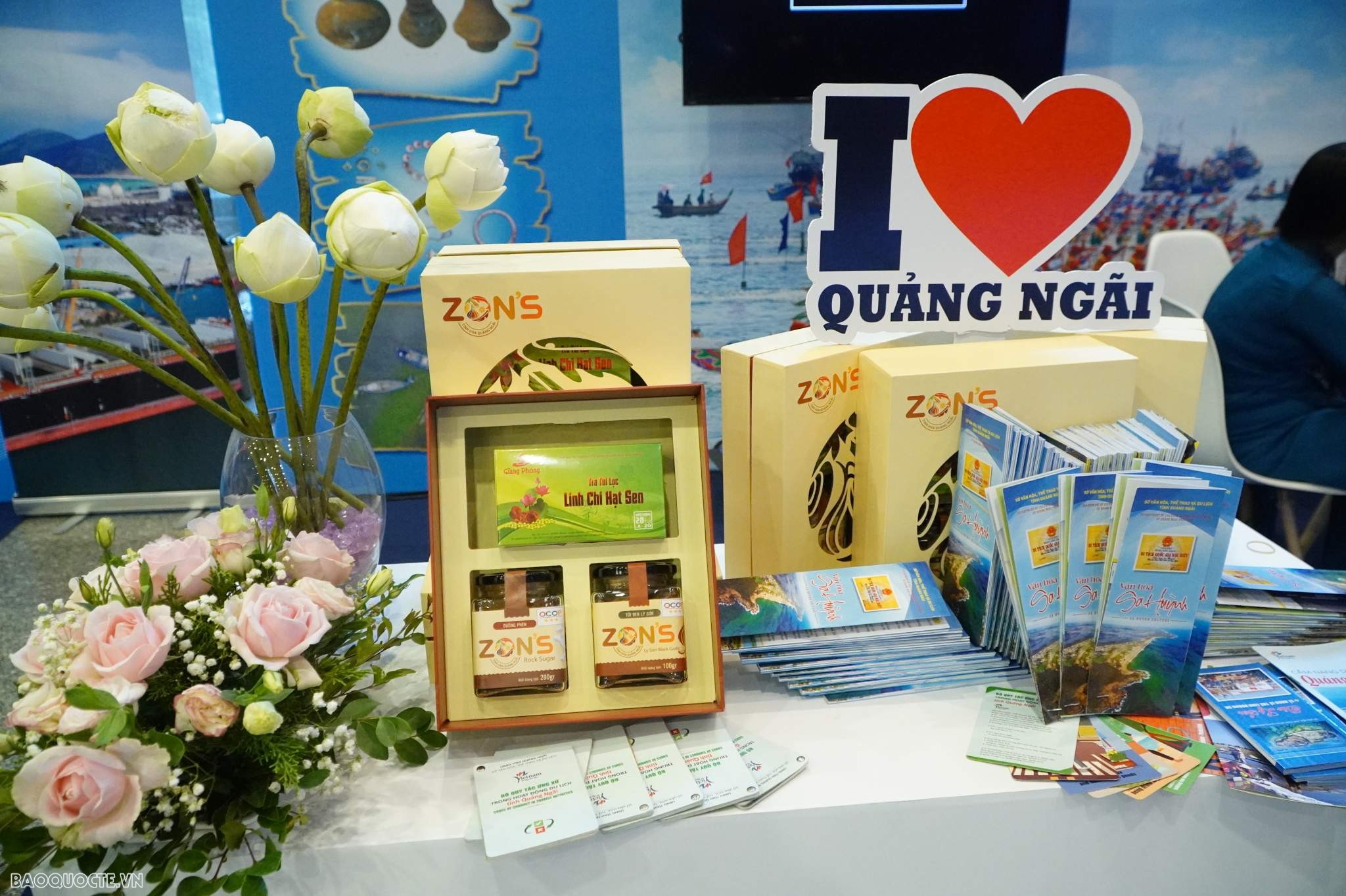 Quảng bá Quảng Ngãi đến đại biểu quốc tế