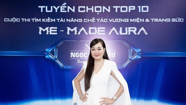 Hoa hậu Hoàng Thanh Nga đồng hành, làm giám khảo cuộc thi thiết kế vương miện Hoa hậu Hoàn vũ Việt Nam 2023