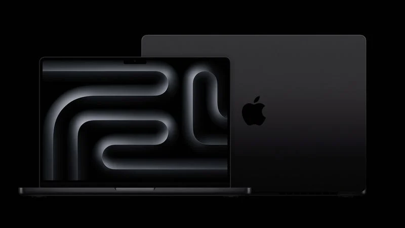 Màu Space Black trên MacBook Pro bản cao cấp. Màu Space Black trên MacBook Pro bản cao cấp.