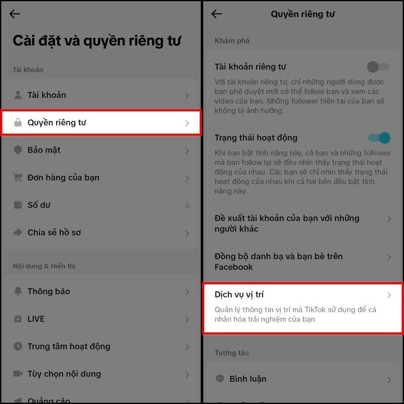 Hướng dẫn xóa dữ liệu vị trí trên TikTok để đảm bảo sự riêng tư