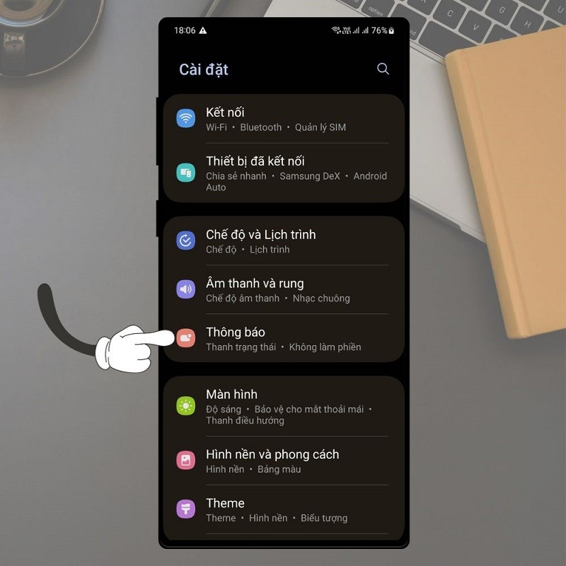 Bật viền sáng thông báo trên Samsung độc đáo, siêu đơn giản