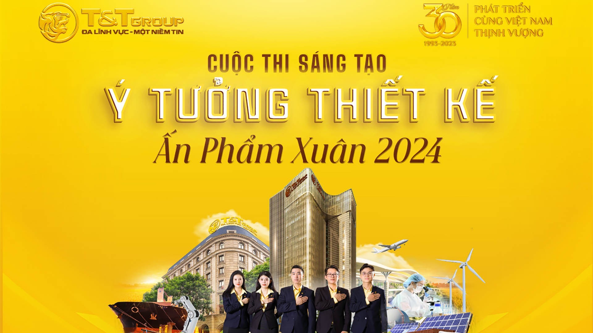 T&T Group gia hạn thời gian tham gia cuộc thi sáng tạo ý tưởng, thiết kế ấn phẩm Xuân 2024