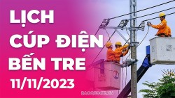 Lịch cúp điện Bến Tre hôm nay ngày 11/11/2023