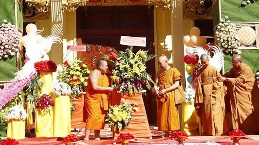 Khánh thành chùa Bồ Đề - biểu tượng đoàn kết Lào-Việt