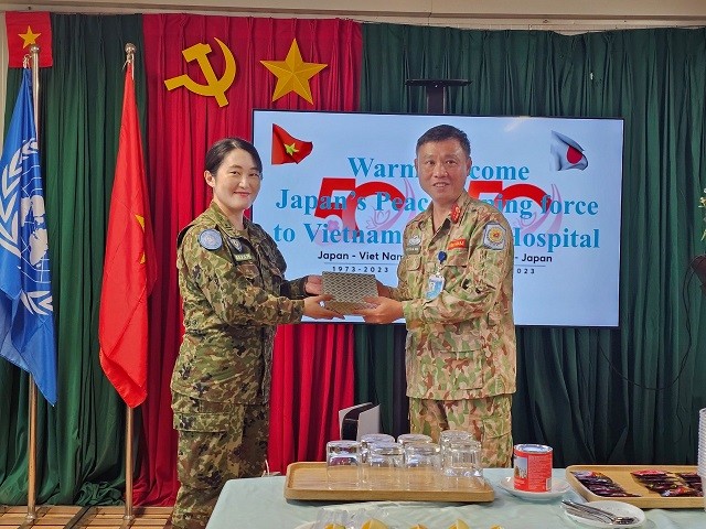 Giao lưu lực lượng gìn giữ hoà bình Việt Nam và Nhật Bản tại Nam Sudan