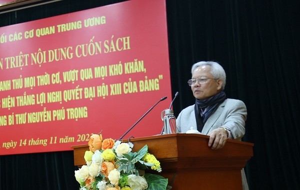 Đảng ủy Khối các cơ quan Trung ương quán triệt, tuyên truyền nội dung cuốn sách của Tổng Bí thư Nguyễn Phú Trọng