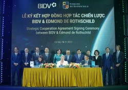 BIDV và Edmond de Rothschild hợp tác chiến lược cung cấp dịch vụ