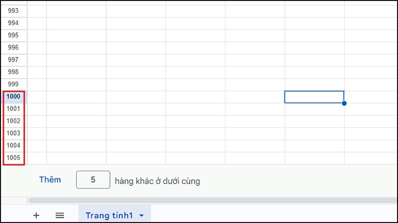 4 cách chèn nhiều dòng trong Google Sheets đơn giản, hiệu quả 4 cách chèn nhiều dòng trong Google Sheets đơn giản, hiệu quả