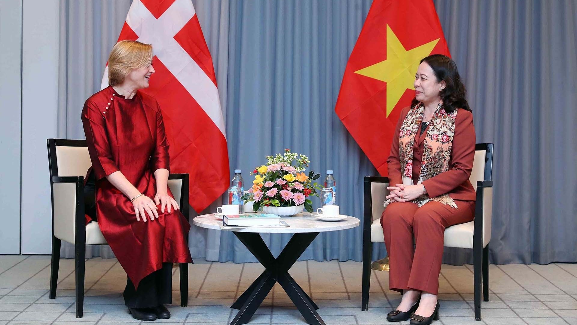 Phó Chủ tịch nước tiếp Hội hữu nghị Đan Mạch-Việt Nam, thăm Đại sứ quán và gặp gỡ đại diện cộng đồng người Việt tại Đan Mạch