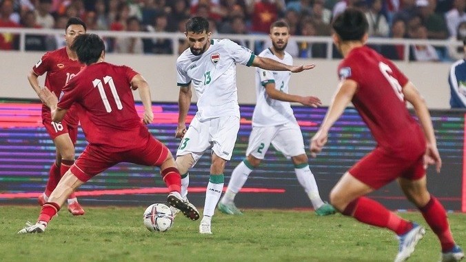 Vòng loại World Cup 2026: Phòng ngự kiên cường, đội tuyển Việt Nam thua đáng tiếc đội tuyển Iraq