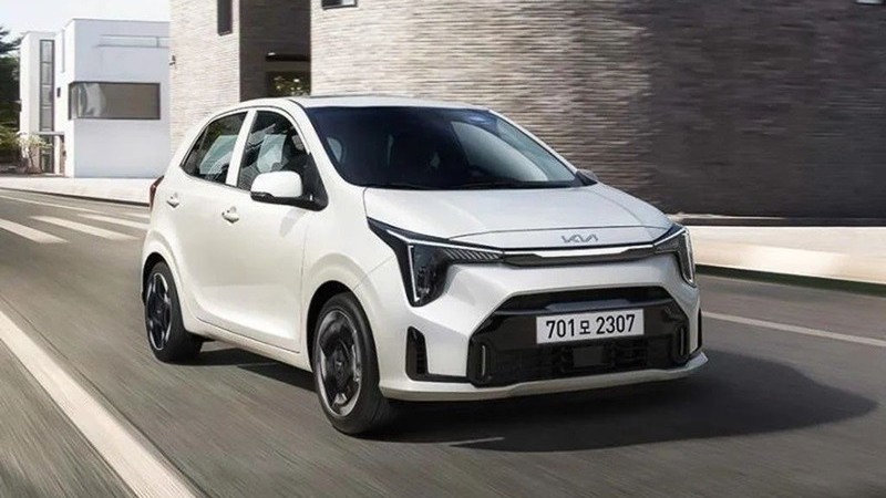 Lộ diện những trang bị mới trên Kia Morning 2024