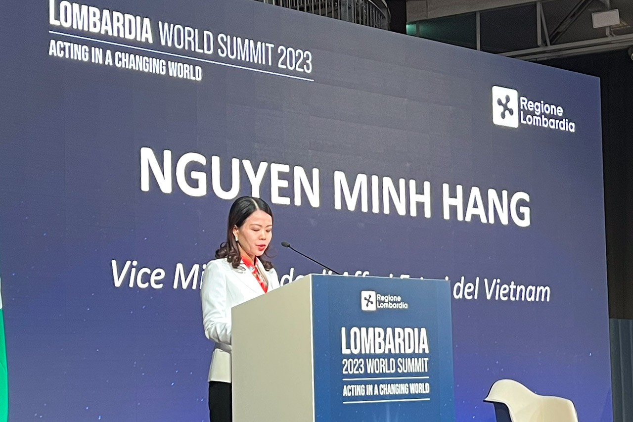 Hội nghị thượng đỉnh thế giới Lombardia 2023: Tăng cường hợp tác quốc tế nhằm ứng phó với các thách thức toàn cầu