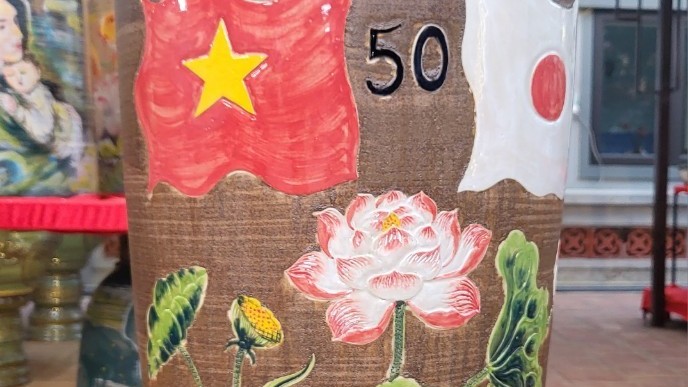 Ấn tượng vẻ đẹp gốm Kim Lan