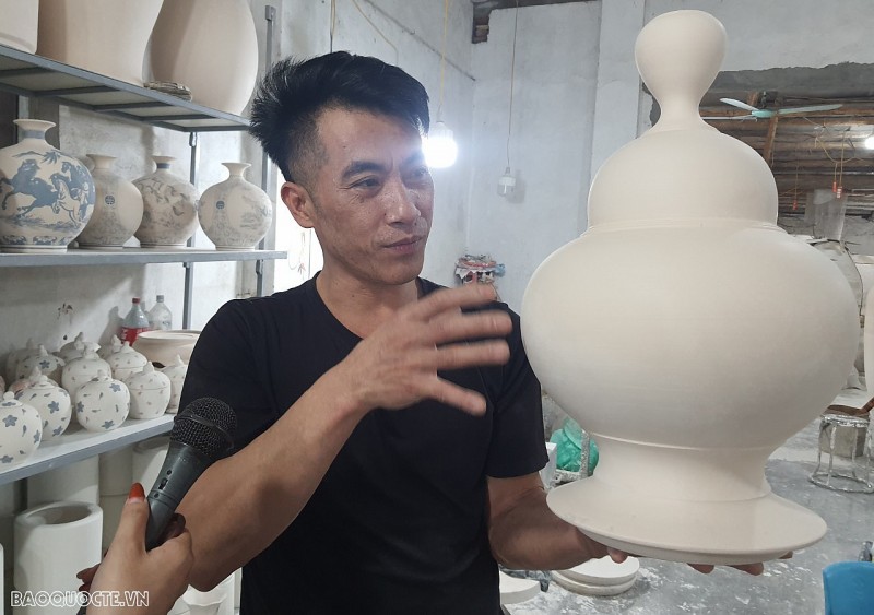 Ấn tượng vẻ đẹp gốm Kim Lan